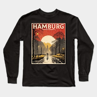 Hamburg Tierpark Hagenbeck Germany Tourism Vintage Retro Long Sleeve T-Shirt